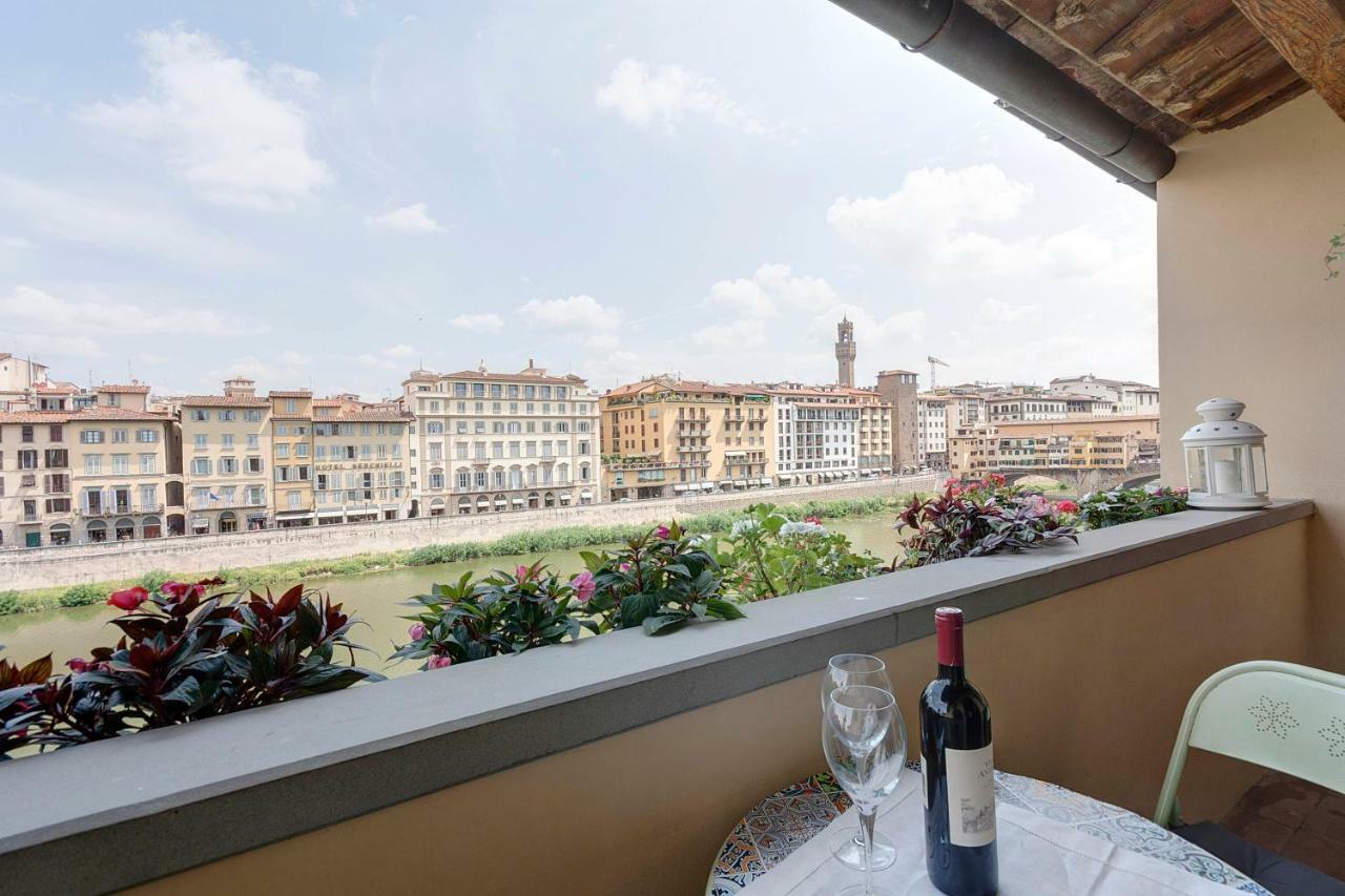 Historical Apartment Spectacular Arno View With Balcony From 12 Th Century. Florence Exterior photo